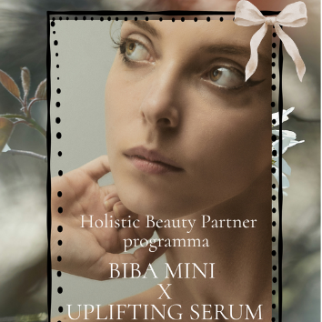 Vrouw afgebeeld op Aanbieding Serum en BIBA Holistic skin light