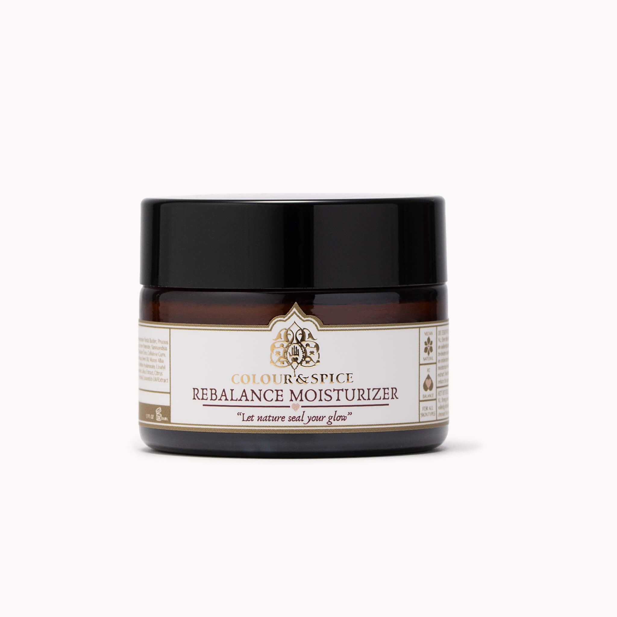 Rebalance Moisturizer 50 ml pot van Colour and Spice op lichte achtergrond